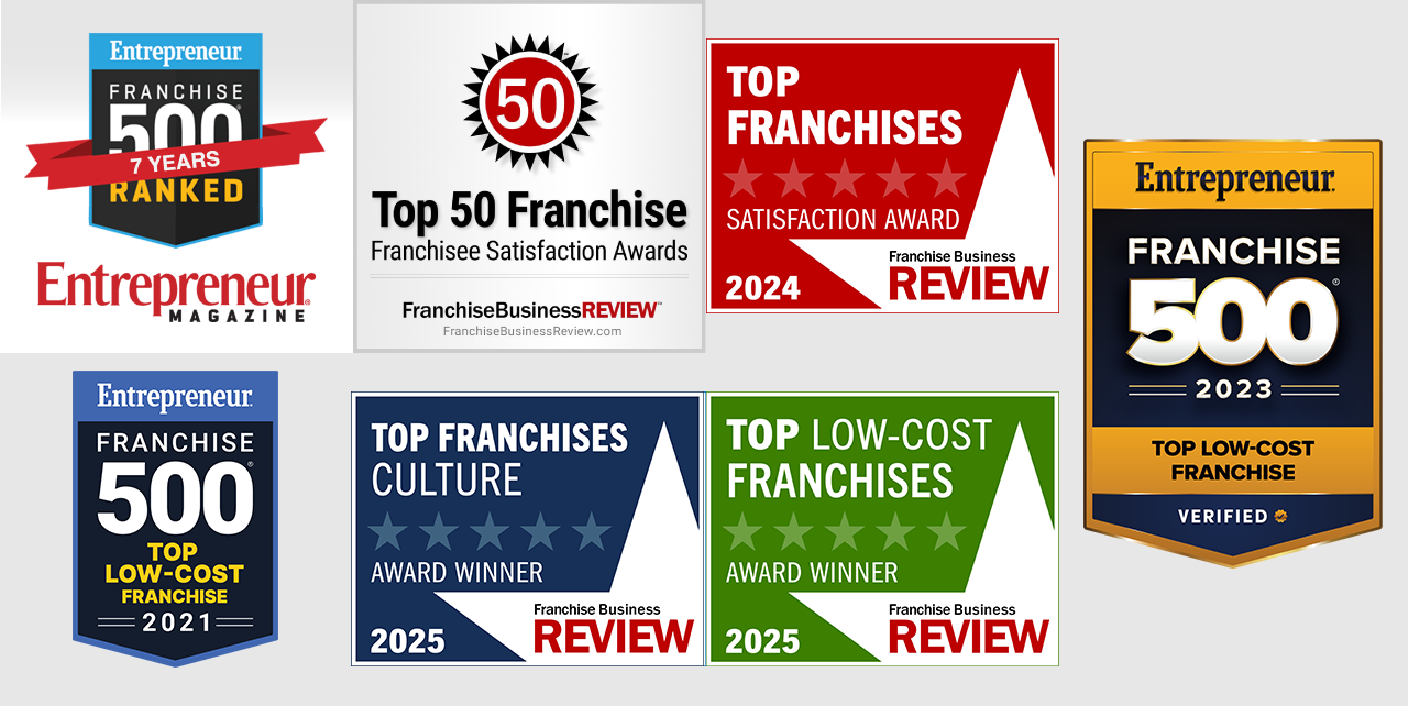 Top Ranked Franchise by Entrepreneur and Franchise Business Review