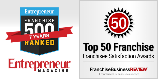 Top Ranked Franchise by Entrepreneur and Franchise Business Review